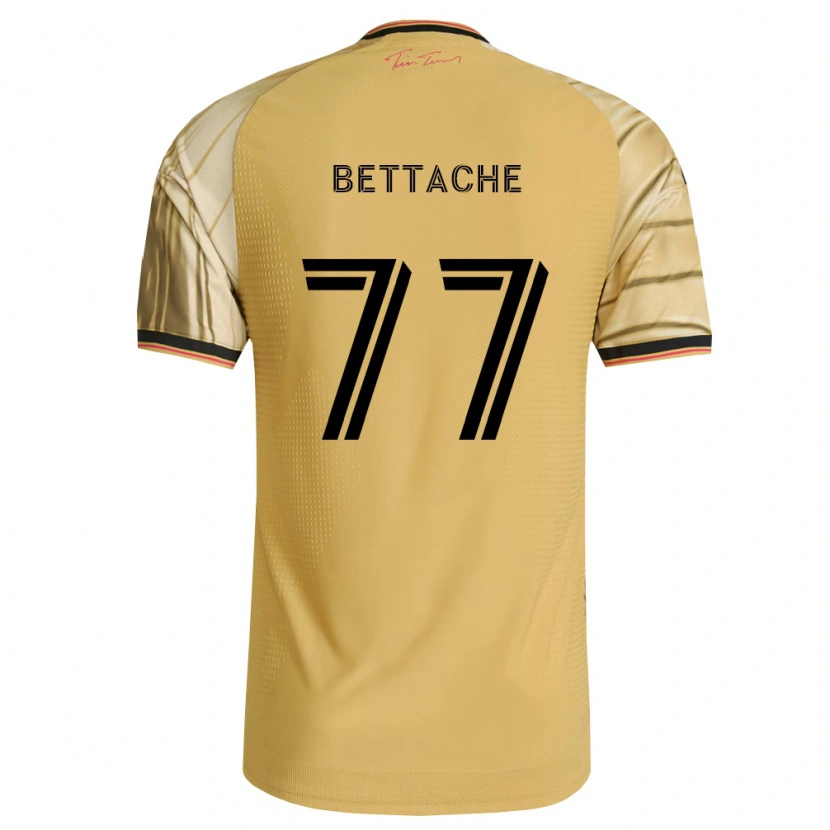 Danxen Uomo Maglia Faysal Bettache #77 Marrone Giallo Nero Kit Gara Away 2026/27 Maglietta