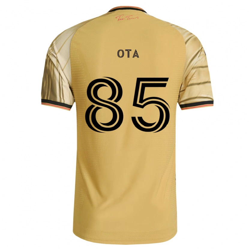 Danxen Uomo Maglia Yuichiro Ota #85 Marrone Giallo Nero Kit Gara Away 2026/27 Maglietta