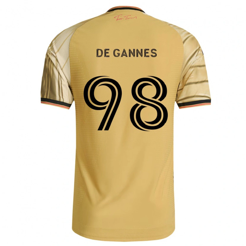 Danxen Uomo Maglia Andrew De Gannes #98 Marrone Giallo Nero Kit Gara Away 2026/27 Maglietta