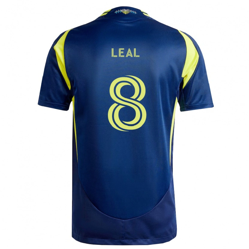 Danxen Uomo Maglia Randall Leal #8 Giallo Blu Navy Kit Gara Away 2026/27 Maglietta