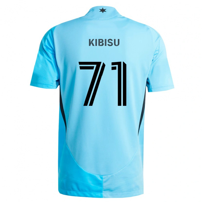 Danxen Uomo Maglia Jabari Kibisu #71 Azzurro Chiaro Nero Kit Gara Away 2026/27 Maglietta
