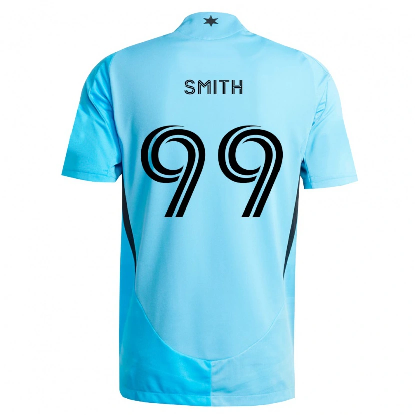 Danxen Uomo Maglia Jordan Adebayo-Smith #99 Azzurro Chiaro Nero Kit Gara Away 2026/27 Maglietta