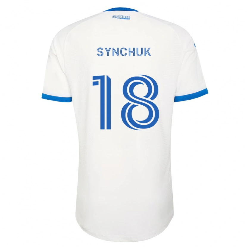 Danxen Uomo Maglia Gennadiy Synchuk #18 Azzurro Bianco Kit Gara Away 2026/27 Maglietta