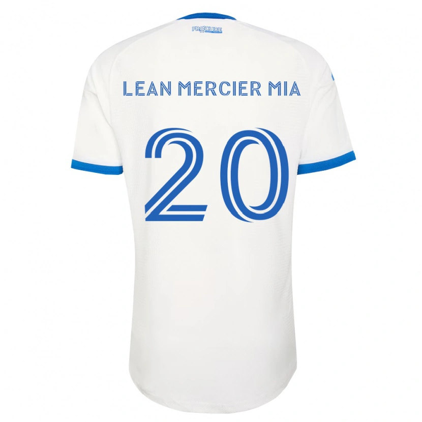 Danxen Uomo Maglia Mc Lean Mercier Mia #20 Azzurro Bianco Kit Gara Away 2026/27 Maglietta