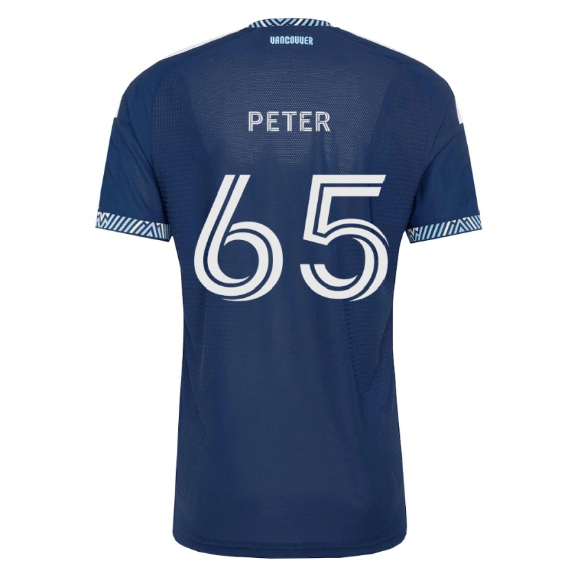 Danxen Uomo Maglia Anyole Peter #65 Blu Scuro Bianco Kit Gara Away 2026/27 Maglietta