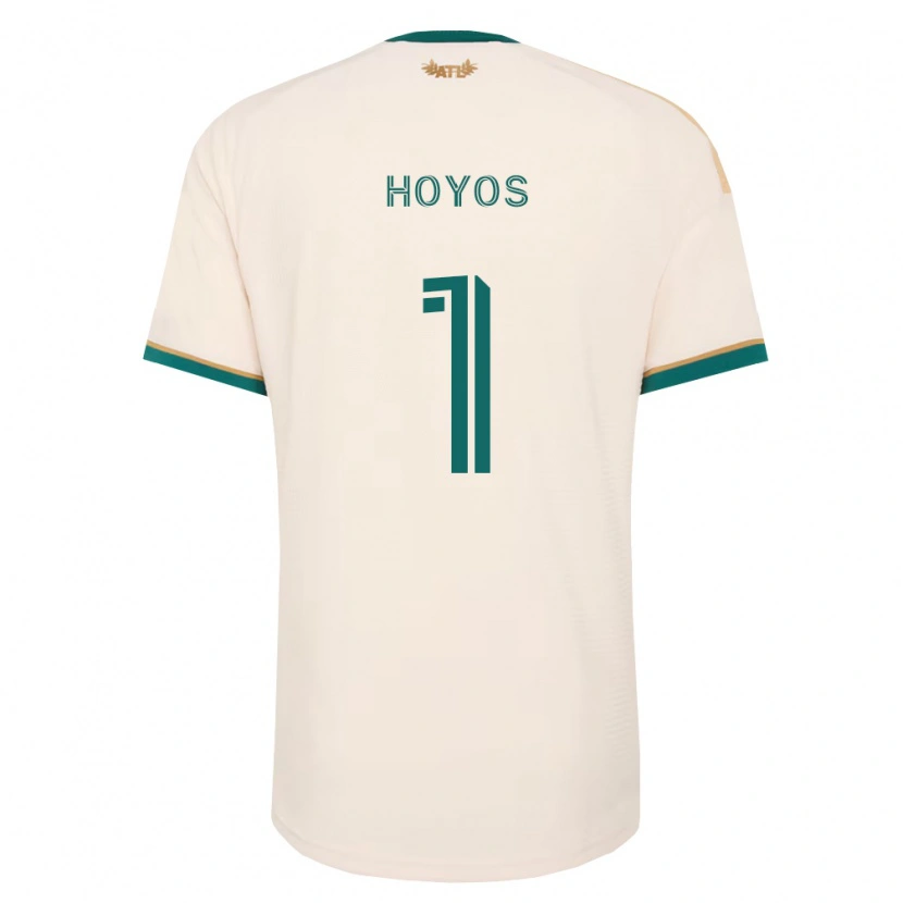 Danxen Uomo Maglia Lucas Hoyos #1 Verde Champagne Kit Gara Away 2026/27 Maglietta