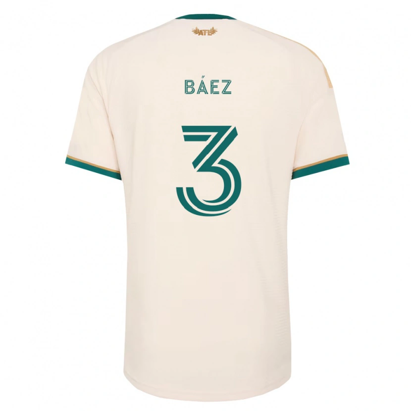 Danxen Uomo Maglia Elías Báez #3 Verde Champagne Kit Gara Away 2026/27 Maglietta