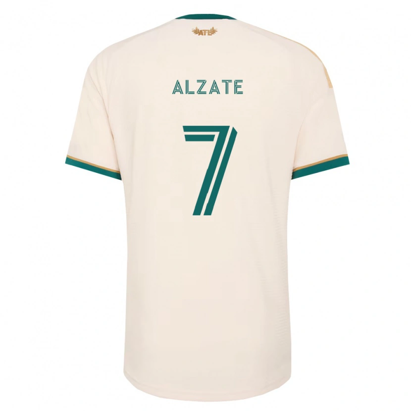 Danxen Uomo Maglia Steven Alzate #7 Verde Champagne Kit Gara Away 2026/27 Maglietta