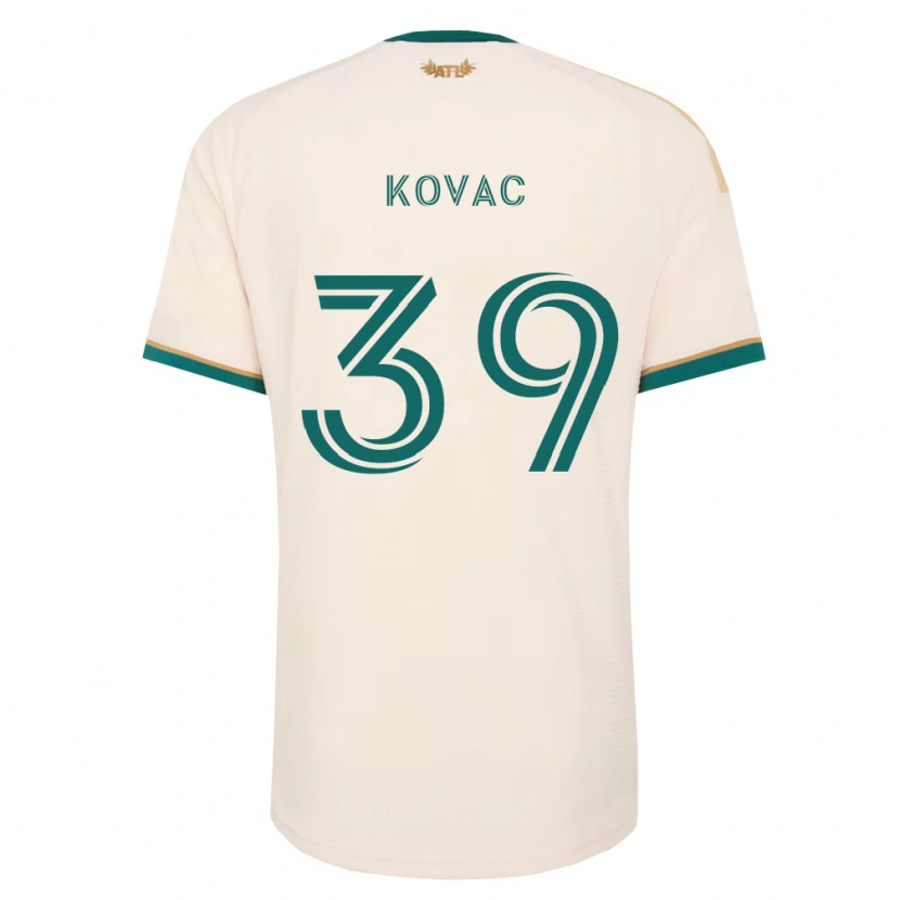 Danxen Uomo Maglia Arif Kovac #39 Verde Champagne Kit Gara Away 2026/27 Maglietta