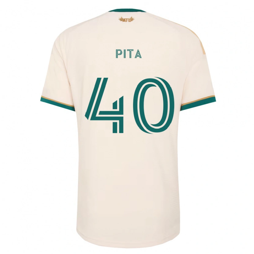 Danxen Uomo Maglia Santiago Pita #40 Verde Champagne Kit Gara Away 2026/27 Maglietta