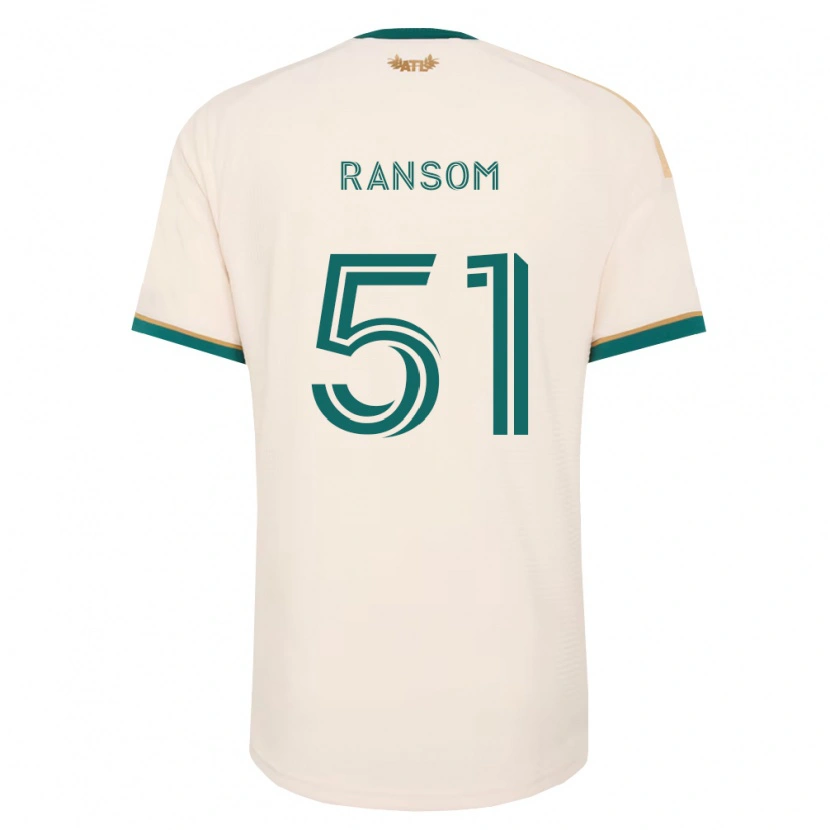 Danxen Uomo Maglia Jonathan Ransom #51 Verde Champagne Kit Gara Away 2026/27 Maglietta