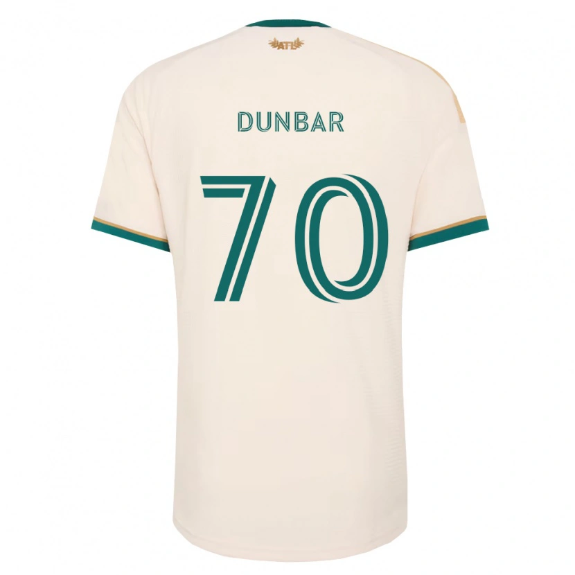 Danxen Uomo Maglia Cameron Dunbar #70 Verde Champagne Kit Gara Away 2026/27 Maglietta