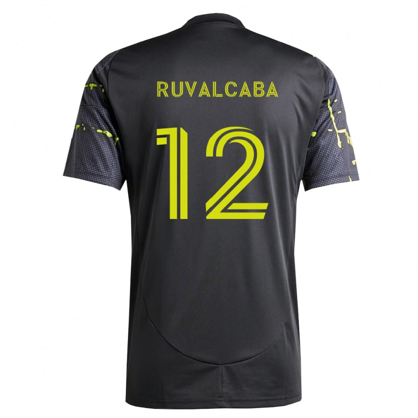 Danxen Uomo Maglia Cesar Ruvalcaba #12 Giallo Fluorescente Nero Kit Gara Away 2026/27 Maglietta