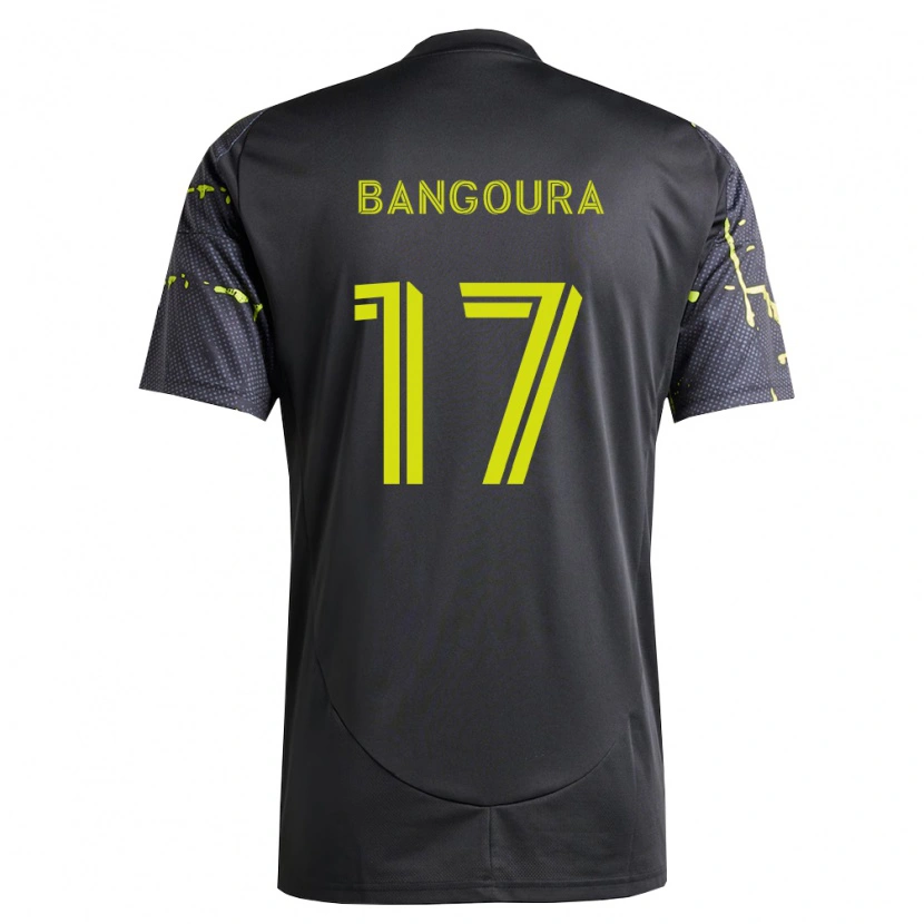 Danxen Uomo Maglia Sekou Bangoura #17 Giallo Fluorescente Nero Kit Gara Away 2026/27 Maglietta