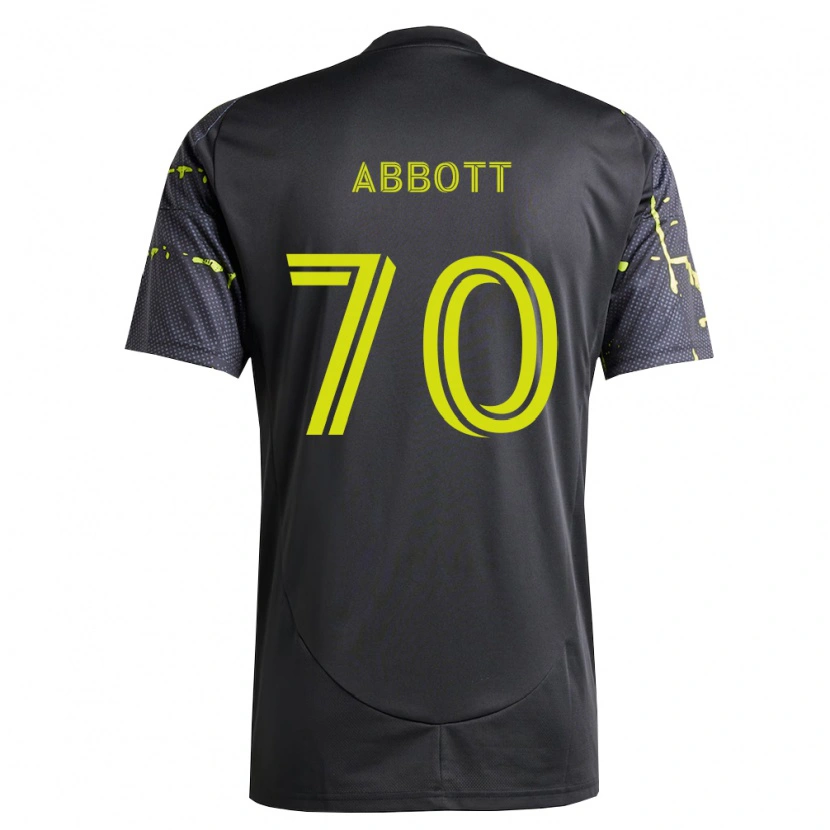 Danxen Uomo Maglia Keller Abbott #70 Giallo Fluorescente Nero Kit Gara Away 2026/27 Maglietta