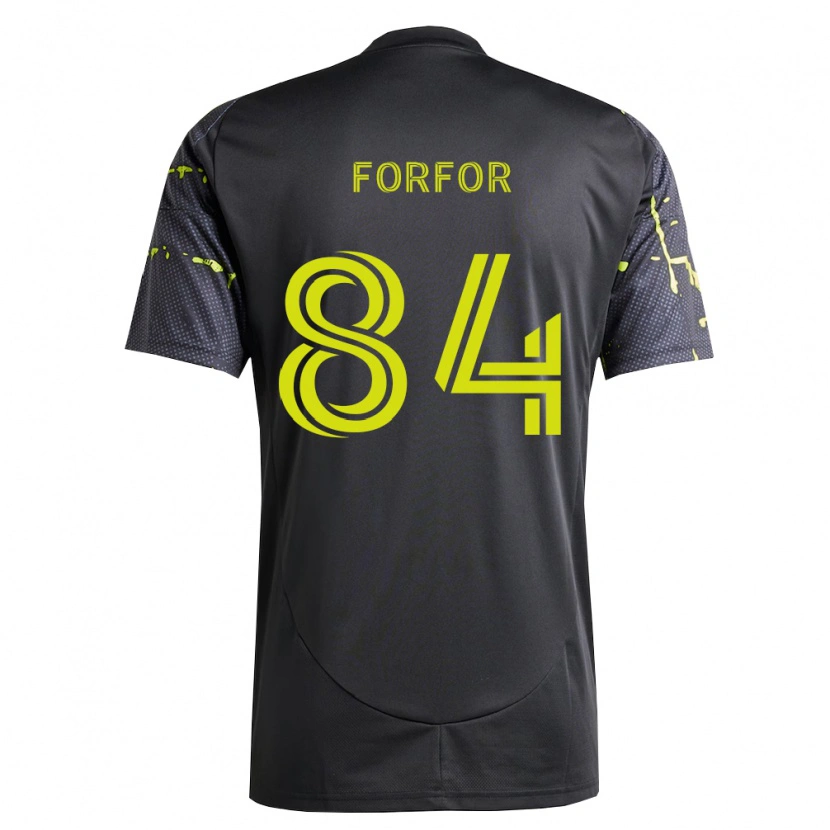Danxen Uomo Maglia Prince Forfor #84 Giallo Fluorescente Nero Kit Gara Away 2026/27 Maglietta