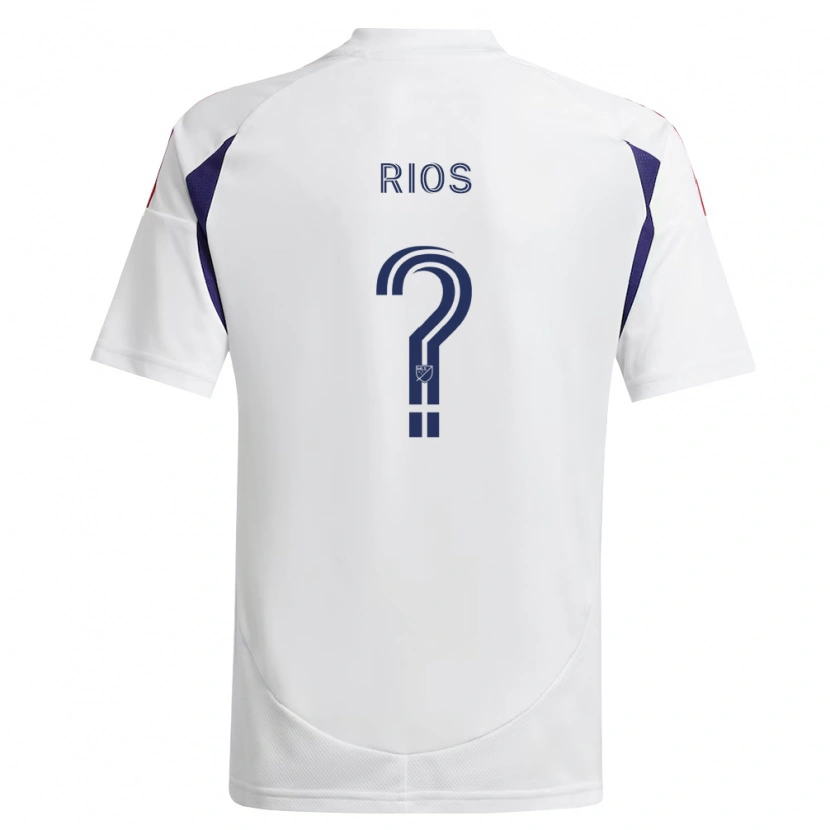 Danxen Uomo Maglia Christopher Rios #0 Blu Reale Rosso Marrone Kit Gara Away 2026/27 Maglietta