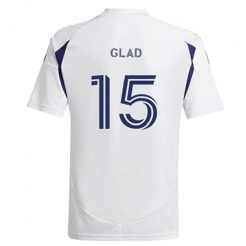 Danxen Uomo Maglia Justen Glad #15 Blu Reale Rosso Marrone Kit Gara Away 2026/27 Maglietta