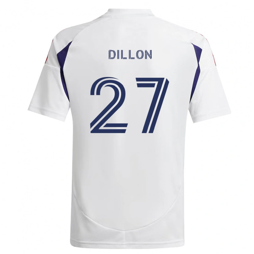 Danxen Uomo Maglia Griffin Dillon #27 Blu Reale Rosso Marrone Kit Gara Away 2026/27 Maglietta