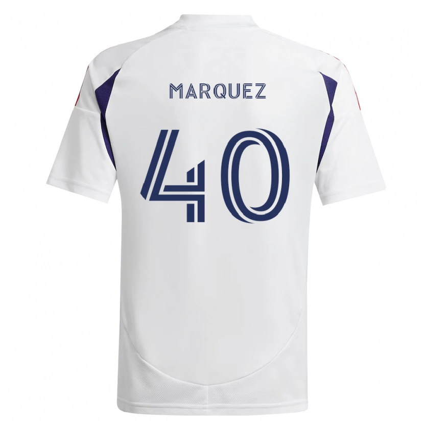 Danxen Uomo Maglia Omar Marquez #40 Blu Reale Rosso Marrone Kit Gara Away 2026/27 Maglietta