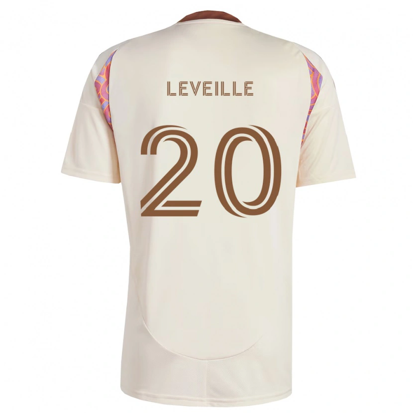 Danxen Uomo Maglia Grant Leveille #20 Rosa Bianco Sporco Kit Gara Away 2026/27 Maglietta