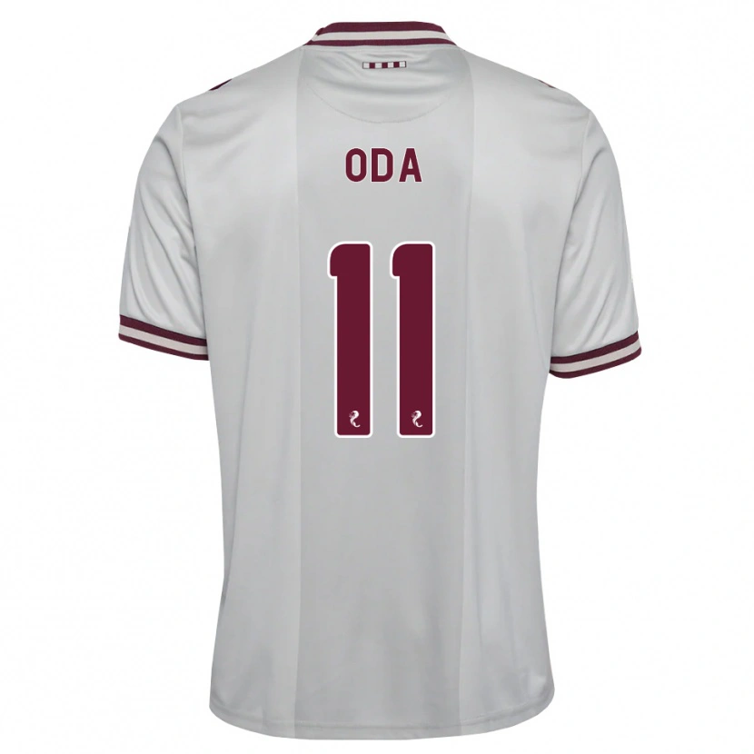 Danxen Uomo Maglia Yutaro Oda #11 Borgogna Bianco Kit Gara Away 2026/27 Maglietta