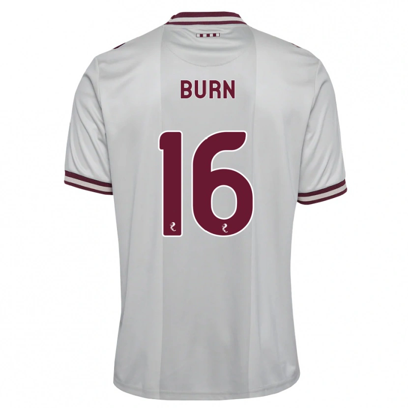 Danxen Uomo Maglia Gregor Burn #16 Borgogna Bianco Kit Gara Away 2026/27 Maglietta