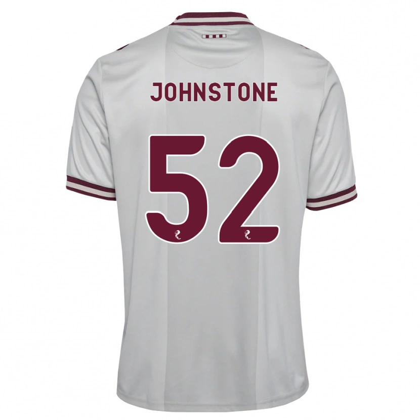 Danxen Uomo Maglia Rachael Johnstone #52 Borgogna Bianco Kit Gara Away 2026/27 Maglietta