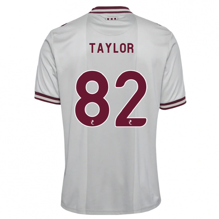 Danxen Uomo Maglia Gerald Taylor #82 Borgogna Bianco Kit Gara Away 2026/27 Maglietta