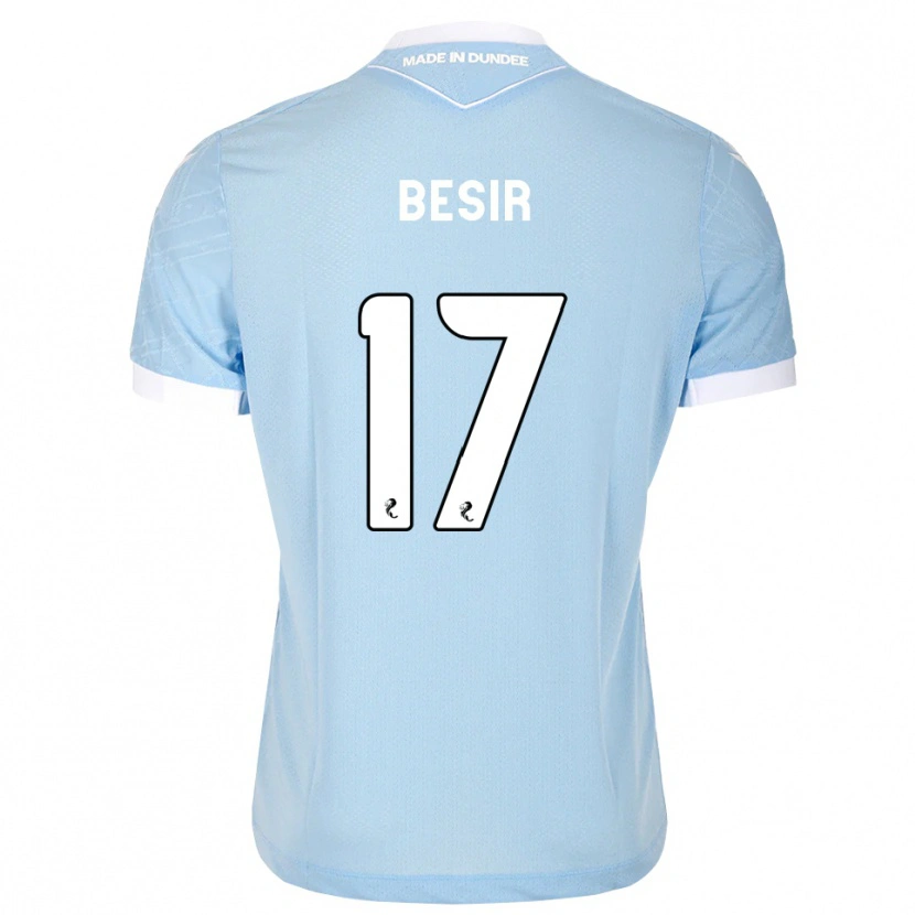Danxen Uomo Maglia Zan Besir #17 Bianco Cielo Chiaro Kit Gara Away 2026/27 Maglietta