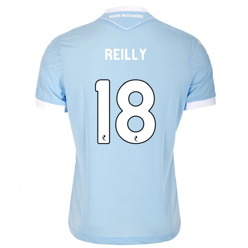 Danxen Uomo Maglia Charlie Reilly #18 Bianco Cielo Chiaro Kit Gara Away 2026/27 Maglietta
