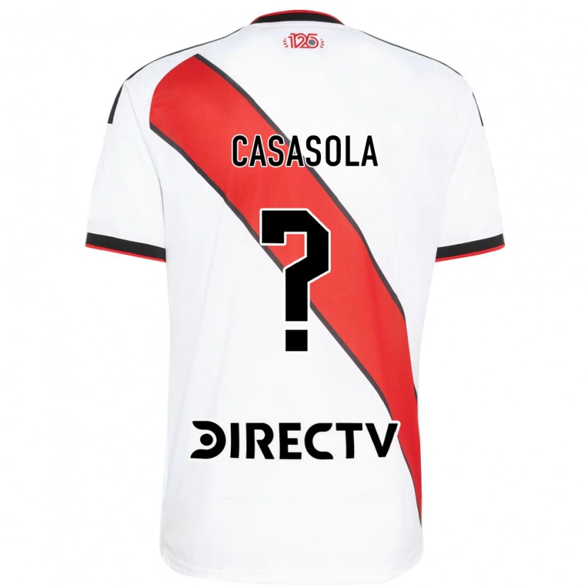 Danxen Donna Maglia Nahuel Ignacio Casasola #0 Rosso Bianco Nero Kit Gara Home 2026/27 Maglietta