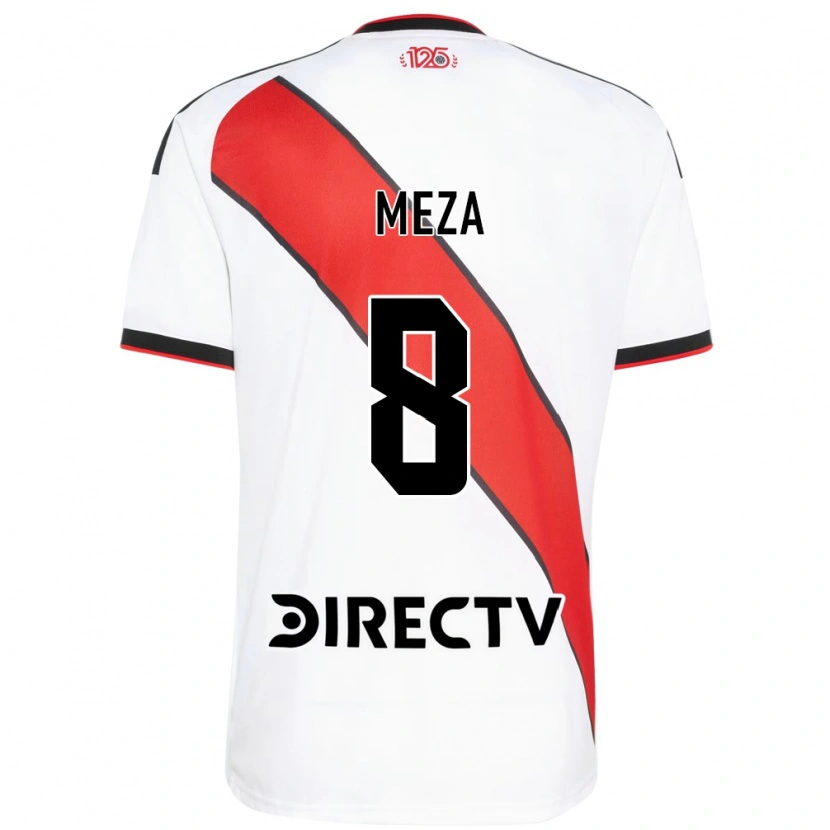 Danxen Donna Maglia Maximiliano Meza #8 Rosso Bianco Nero Kit Gara Home 2026/27 Maglietta