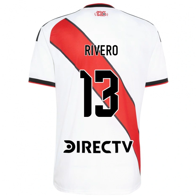 Danxen Donna Maglia Lautaro Rivero #13 Rosso Bianco Nero Kit Gara Home 2026/27 Maglietta