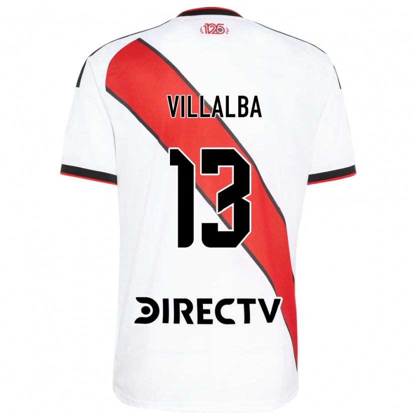Danxen Donna Maglia Jonathan Villalba #13 Rosso Bianco Nero Kit Gara Home 2026/27 Maglietta
