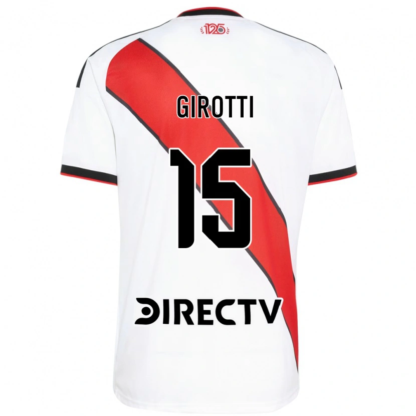 Danxen Donna Maglia Federico Girotti #15 Rosso Bianco Nero Kit Gara Home 2026/27 Maglietta