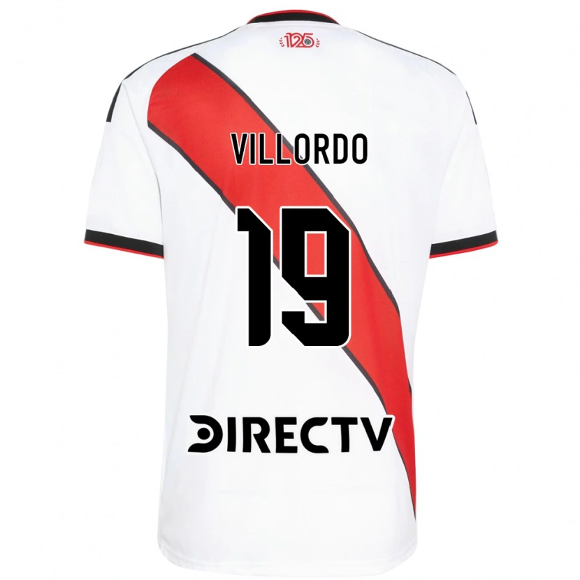 Danxen Donna Maglia Juan Villordo #19 Rosso Bianco Nero Kit Gara Home 2026/27 Maglietta