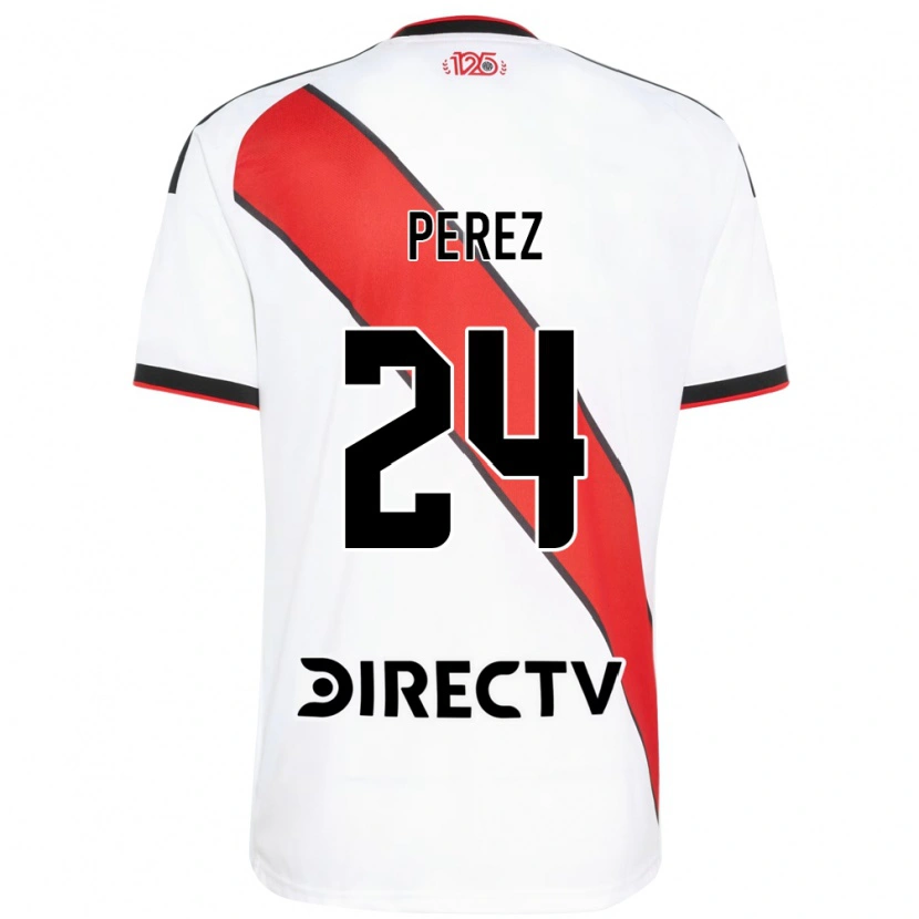 Danxen Donna Maglia Enzo Perez #24 Rosso Bianco Nero Kit Gara Home 2026/27 Maglietta