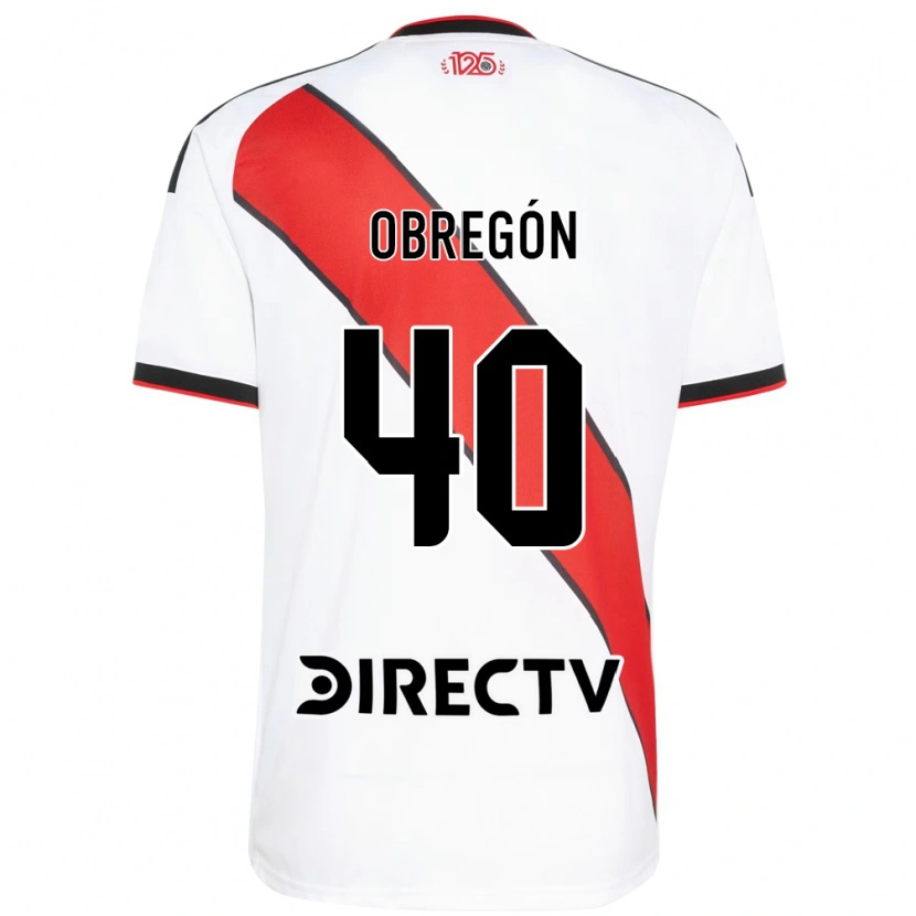Danxen Donna Maglia Agustín Obregón #40 Rosso Bianco Nero Kit Gara Home 2026/27 Maglietta