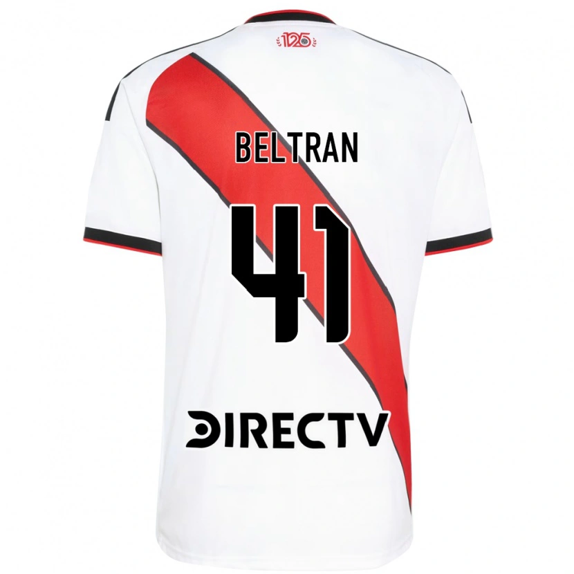 Danxen Donna Maglia Santiago Beltrán #41 Rosso Bianco Nero Kit Gara Home 2026/27 Maglietta