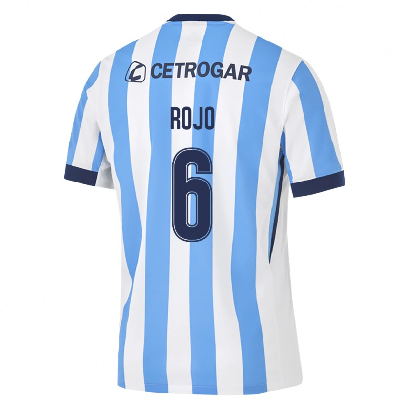 Danxen Donna Maglia Marcos Rojo #6 Azzurro Bianco Nero Kit Gara Home 2026/27 Maglietta
