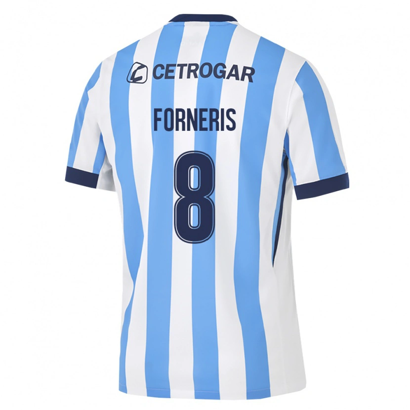 Danxen Donna Maglia Alan Forneris #8 Azzurro Bianco Nero Kit Gara Home 2026/27 Maglietta