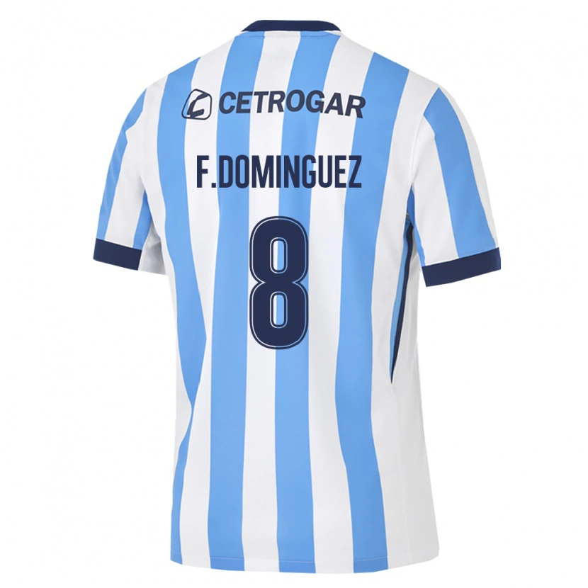 Danxen Donna Maglia Fabricio Dominguez #8 Azzurro Bianco Nero Kit Gara Home 2026/27 Maglietta