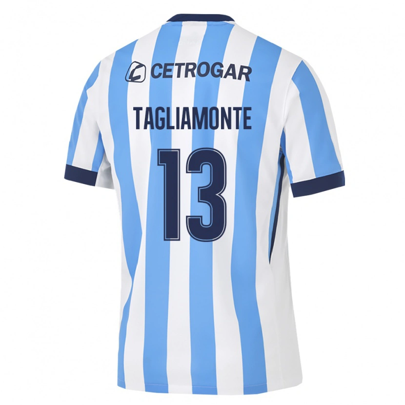 Danxen Donna Maglia Matias Tagliamonte #13 Azzurro Bianco Nero Kit Gara Home 2026/27 Maglietta
