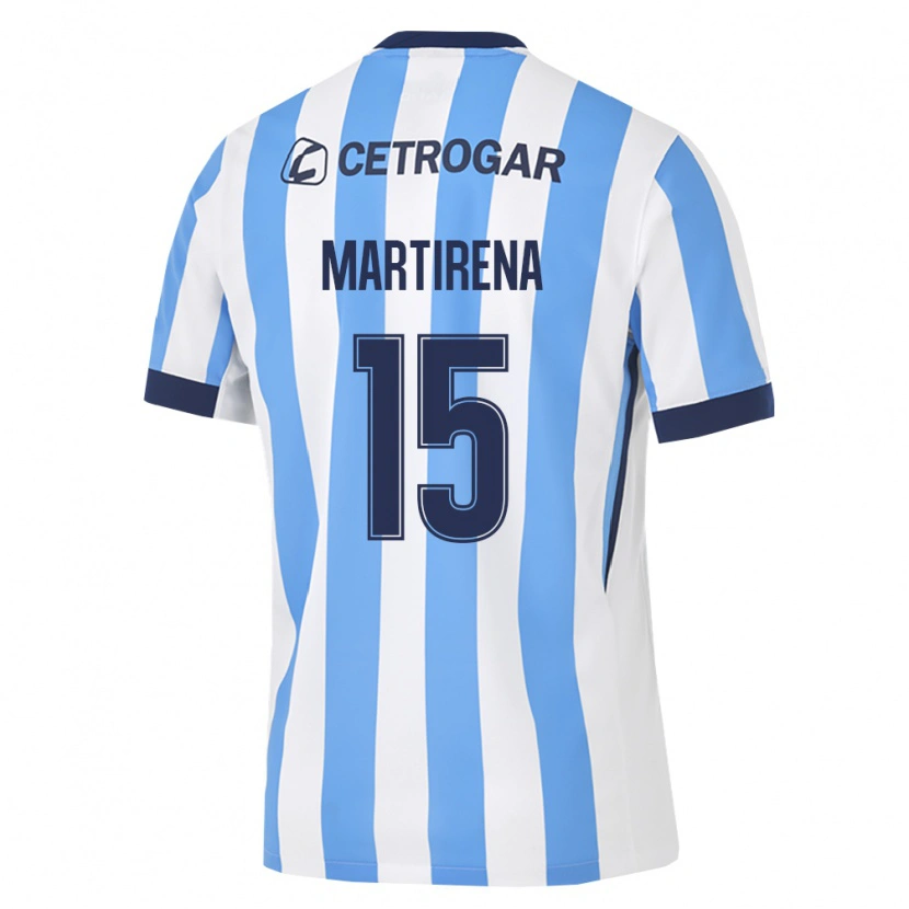 Danxen Donna Maglia Gastón Martirena #15 Azzurro Bianco Nero Kit Gara Home 2026/27 Maglietta