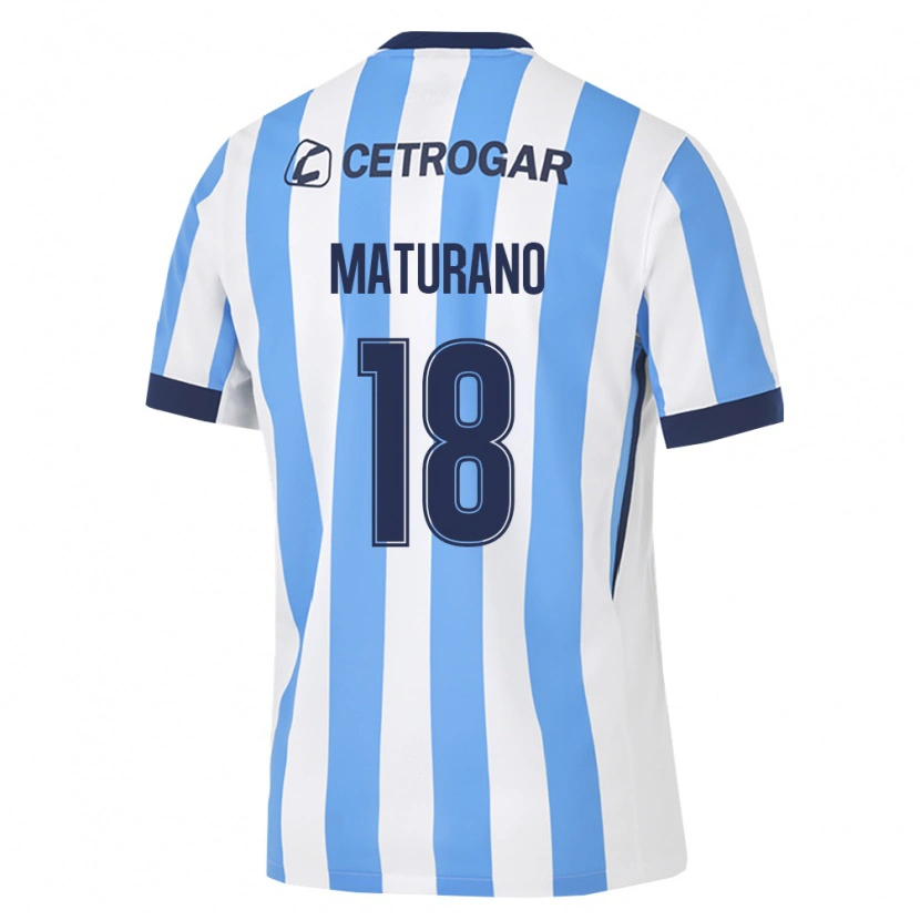 Danxen Donna Maglia Agustina Maturano #18 Azzurro Bianco Nero Kit Gara Home 2026/27 Maglietta