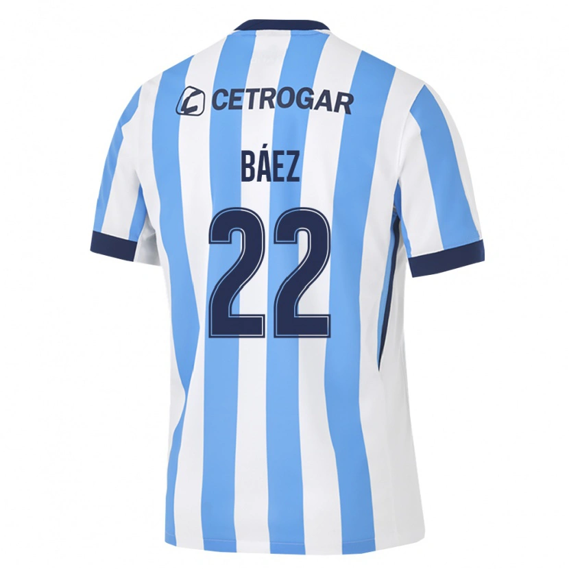 Danxen Donna Maglia Santino Báez #22 Azzurro Bianco Nero Kit Gara Home 2026/27 Maglietta