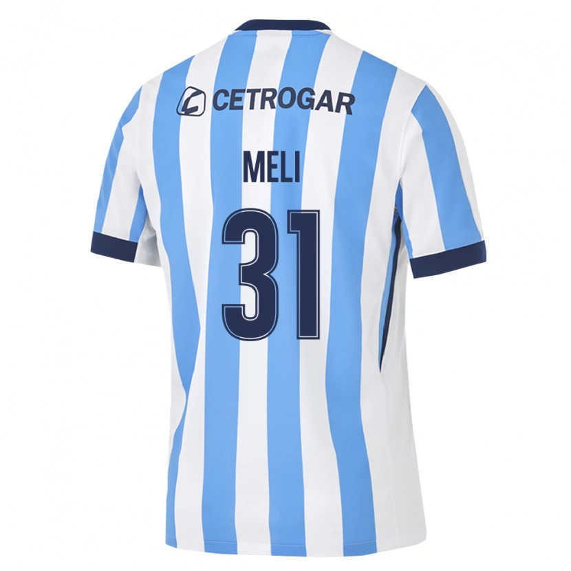 Danxen Donna Maglia Marcelo Meli #31 Azzurro Bianco Nero Kit Gara Home 2026/27 Maglietta