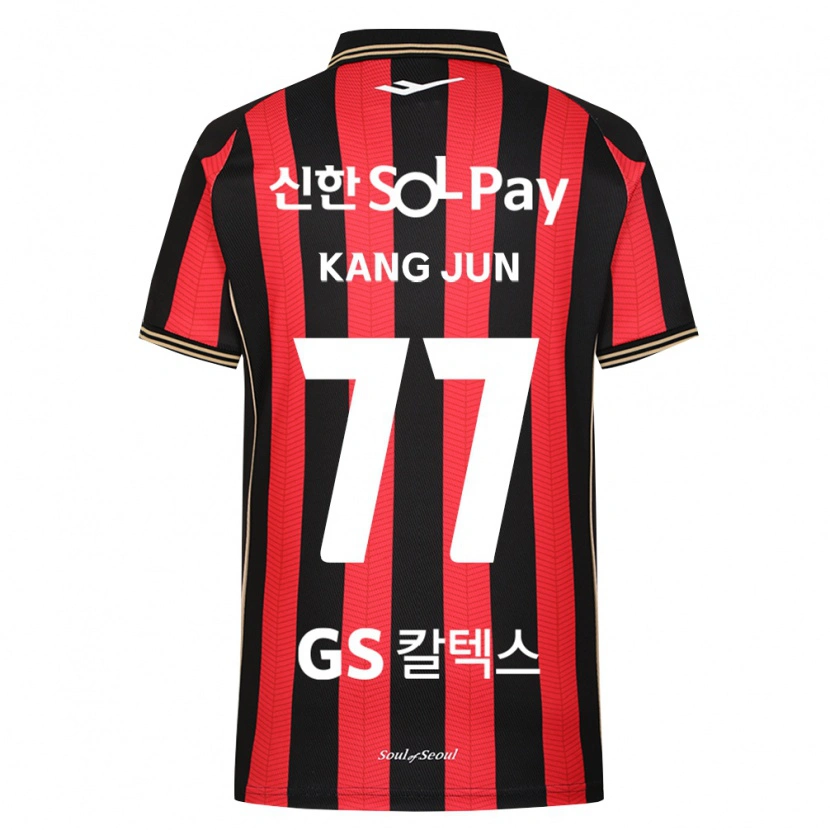 Danxen Donna Maglia Kang-Jun Kim #77 Rosso Bianco Nero Kit Gara Home 2026/27 Maglietta