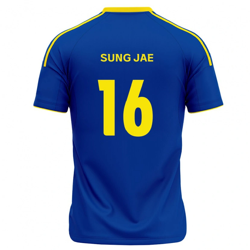 Danxen Donna Maglia Sung-Jae You #16 Blu Reale Giallo Kit Gara Home 2026/27 Maglietta